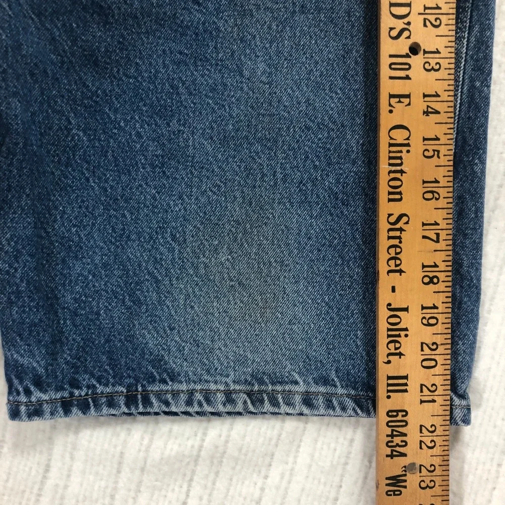 Rugged Shield Carpenter Denim Shorts Pockets Utility‎ Blue Size 36
